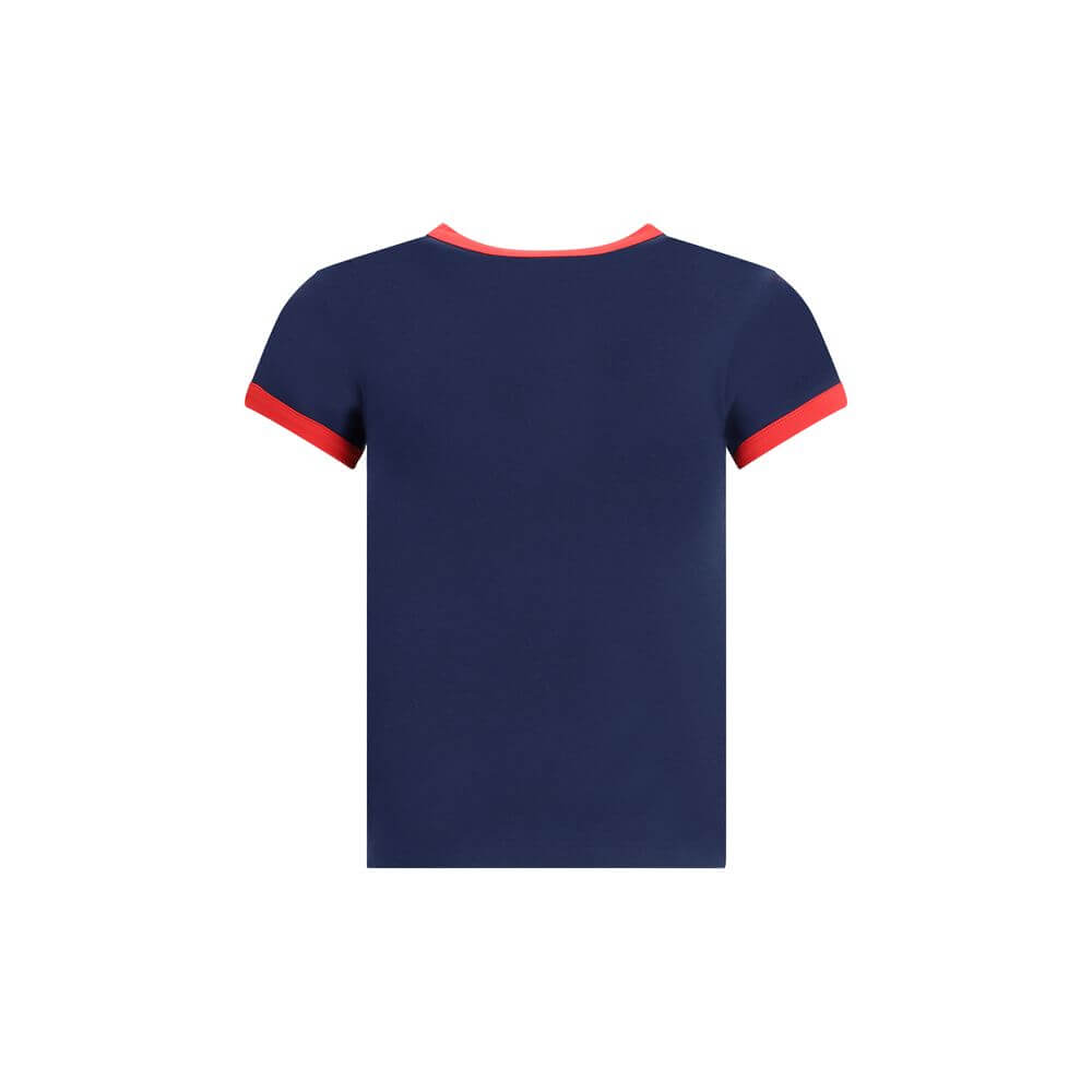 Valentino Blue Cotton T-Shirt