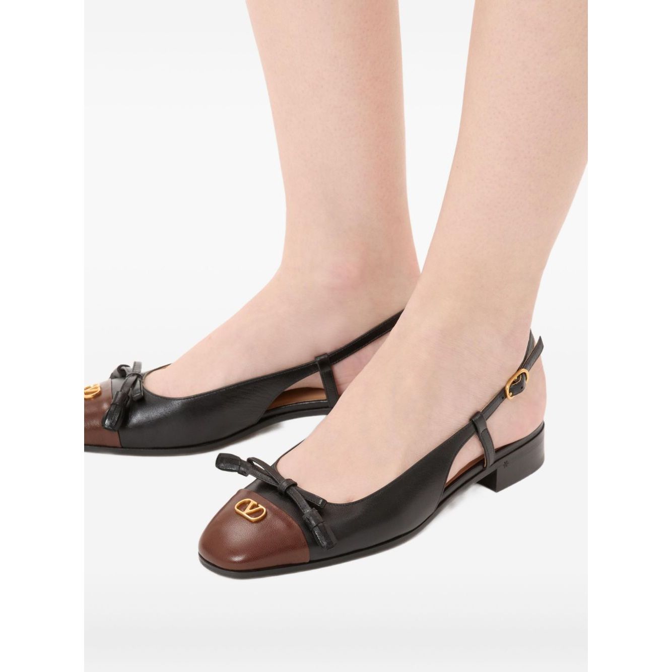 Valentino Garavani 25mm Valet du Roi slingback ballet flats