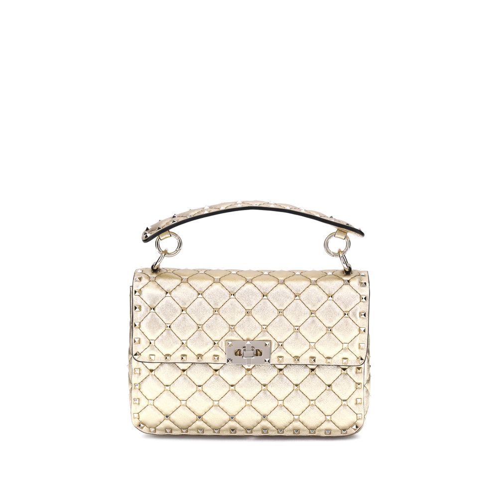 Front view with bag zipped and handles upright.