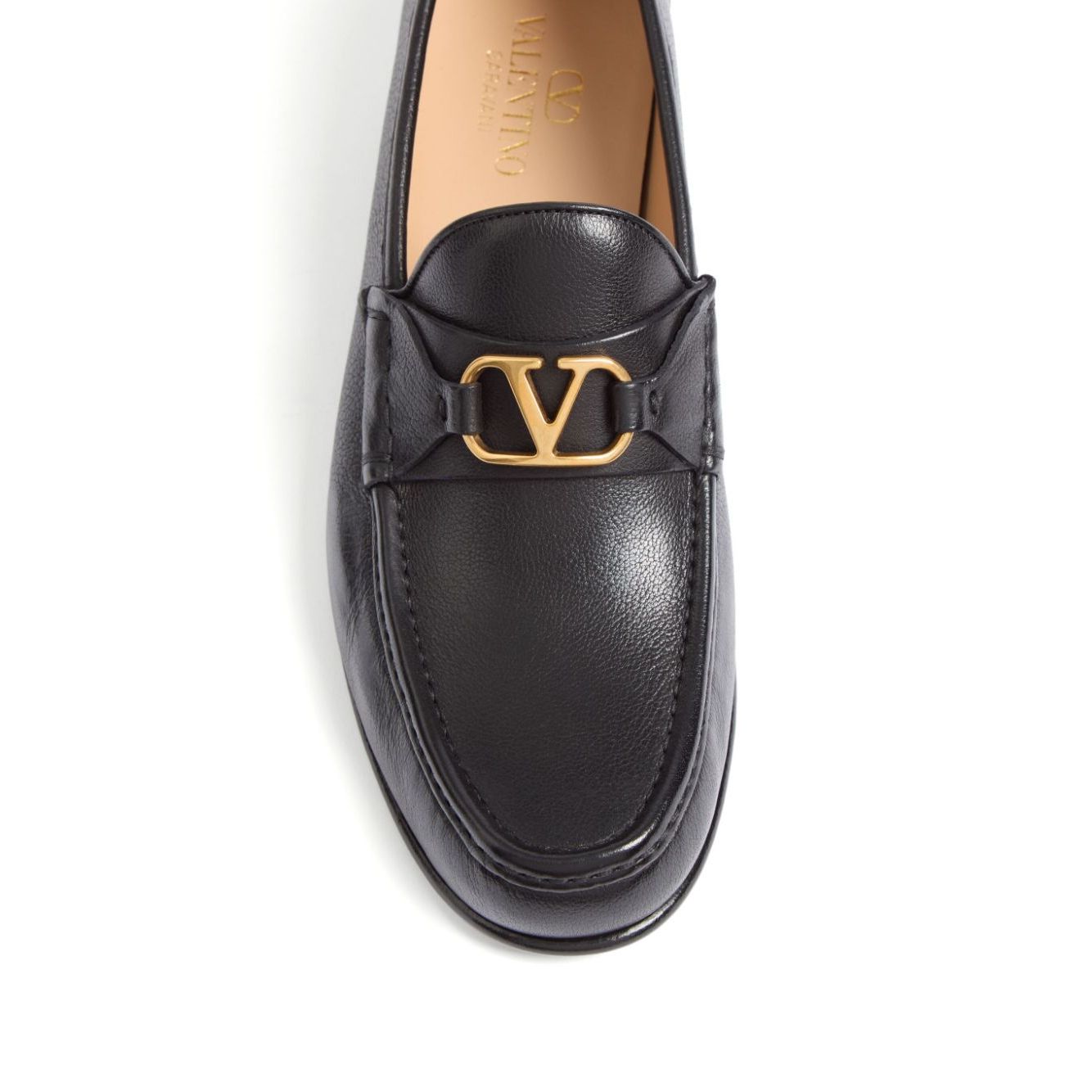Valentino Garavani Vlogo Signature Moccasin In Buffalo