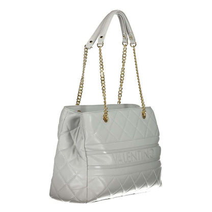 Valentino Gray Polyethylene Handbag