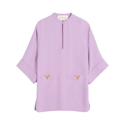 Valentino Vlogo silk mini dress