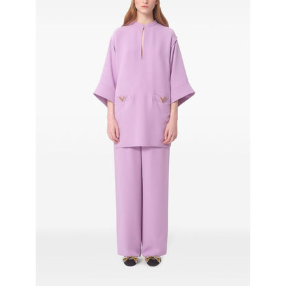 Valentino Vlogo silk mini dress