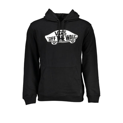Vans Nero Cotton Men Hooded Sweatshirt