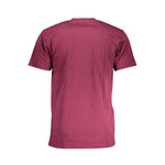 Back view of a Vans Purple Cotton Men T-Shirt, showcasing the comfortable fit and vibrant color.