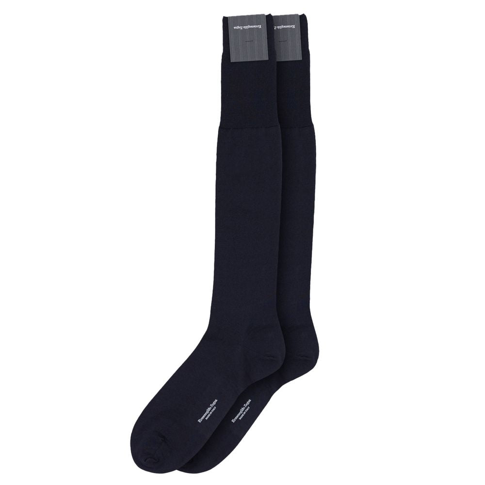 ZEGNA Blue Wool Socks 1728,42-43,67397976224,Blue,Clothing,Men,New with tags,Socks - Underwear - Clothing,Underwear - Clothing,ZEGNA