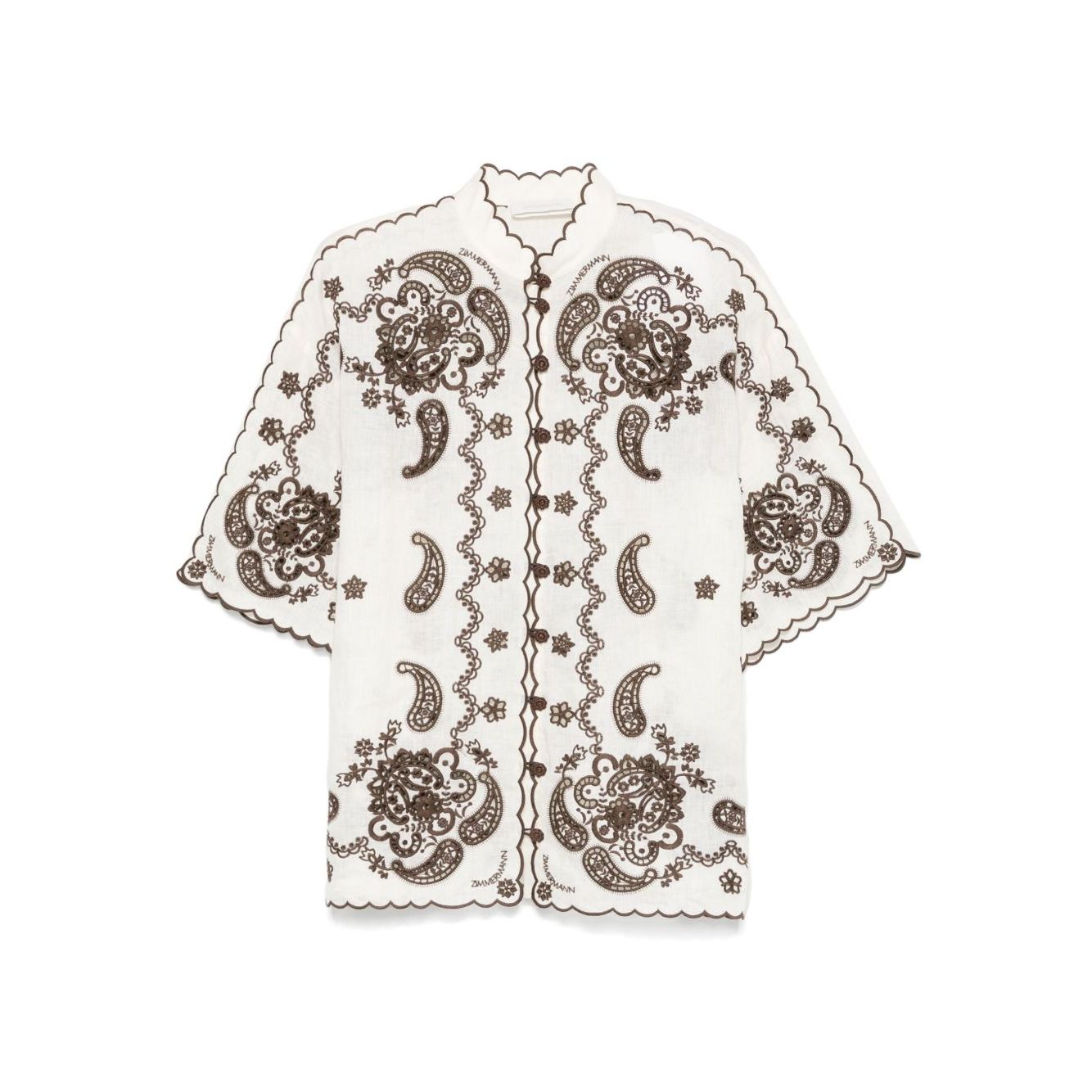 Zimmermann Ascension Embroidered Shirt