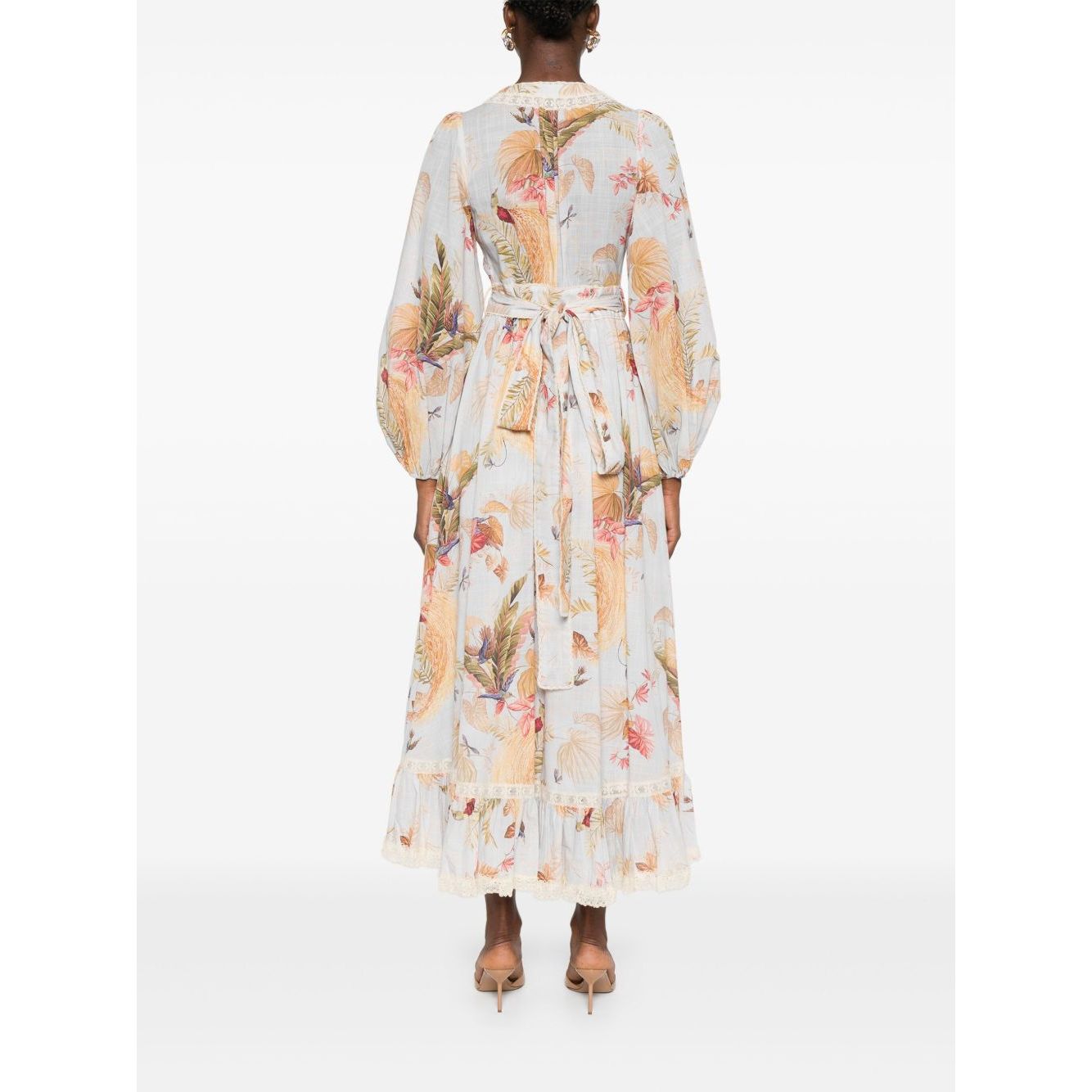 Zimmermann Ascension Ruffled Midi Dress