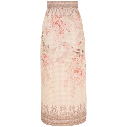 Zimmermann Illuminate Pencil Midi Skirt