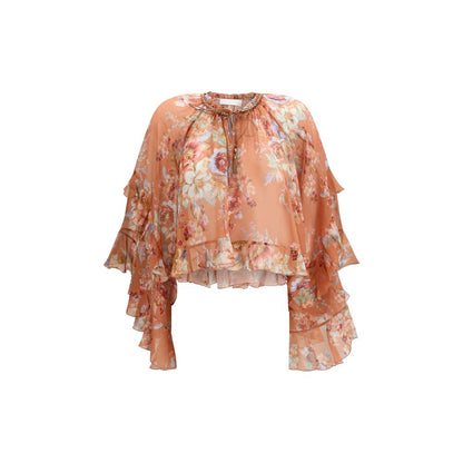 Zimmermann Multicolor Cotton Blouse 1,1728,2,72470364320,Blouses - Shirts - Clothing,Clothing,Multicolor,New with tags,Shirts - Clothing,Women,Zimmermann