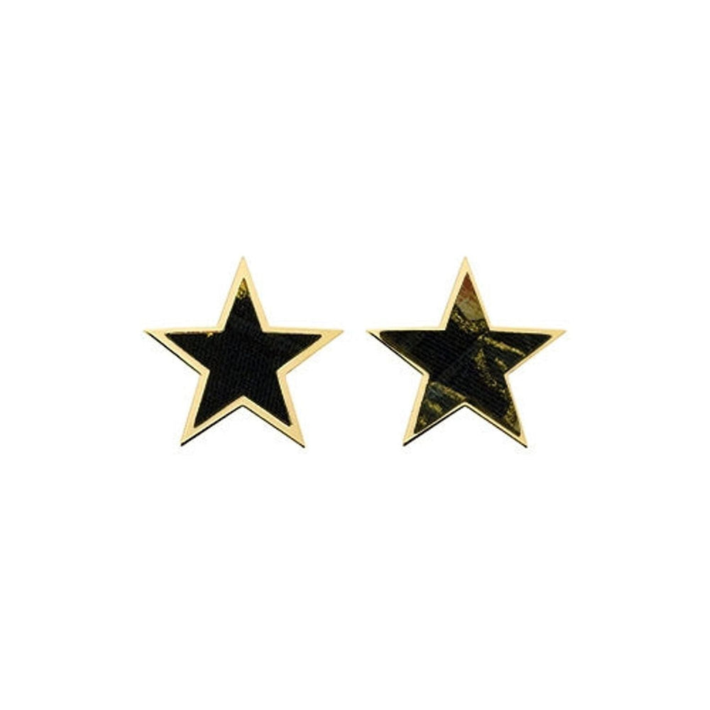 ORECCHINI LE BEBE MOD. TA_TAPPABUCO_NERO DESIGNER FASHION JEWELLERY